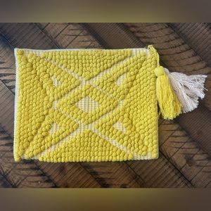 NWOT Sole Society Woven Textured Bag 9.5 x 12